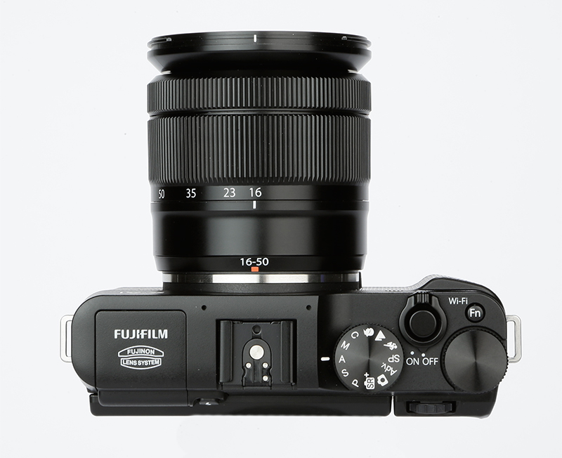 Fujifilm X-A1 Review – top down