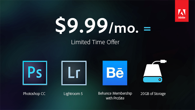 UPDATE: Adobe unveils Photoshop Photography Program for Creative Cloud