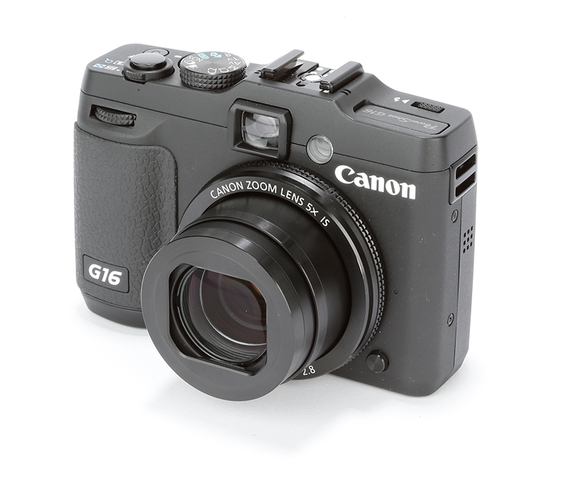 Canon PowerShot G16 Review – front angled