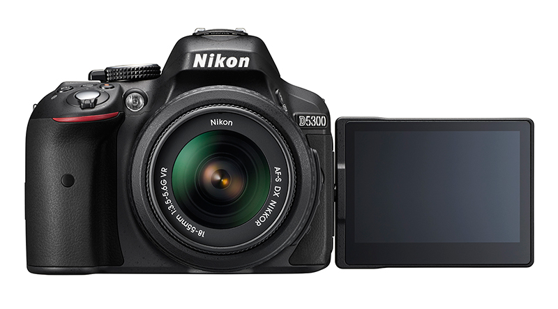 Nikon D5300 with screen