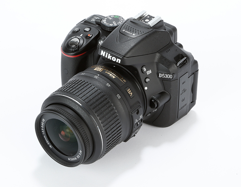 Nikon D5300 Review - top angled