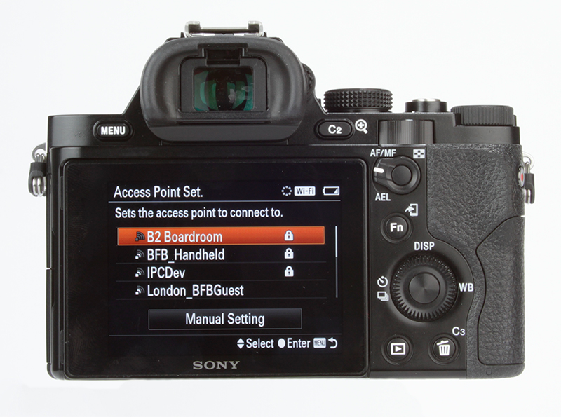 Sony Alpha 7 (A7) Review - rear controls