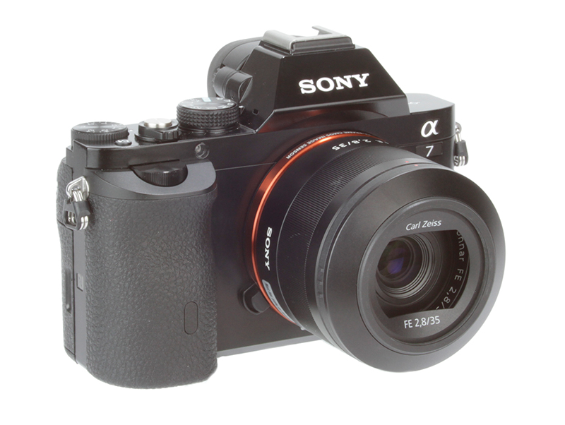 Sony Alpha 7 (A7) Review - front angled