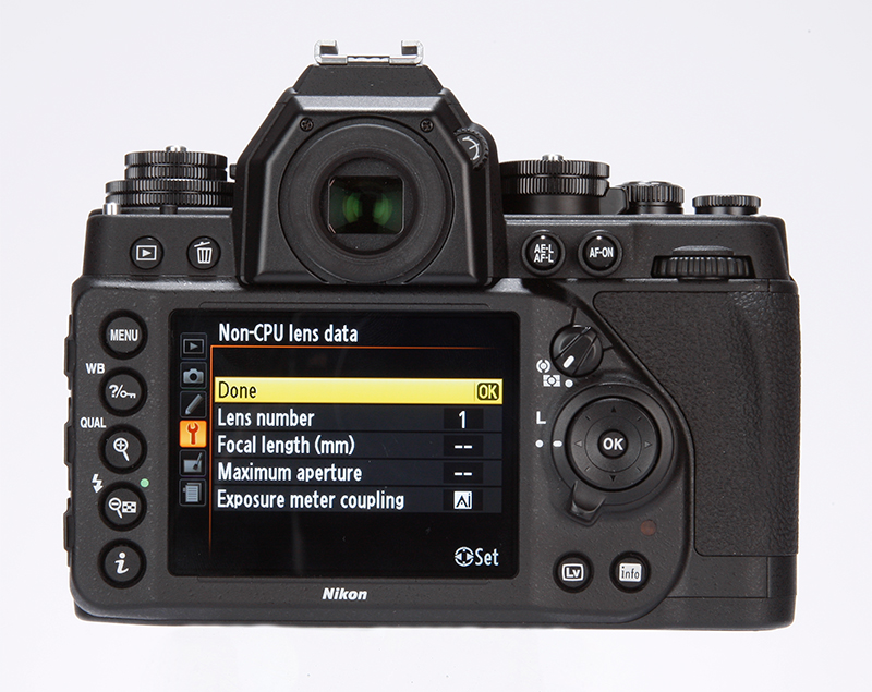 Nikon Df Review - rear view