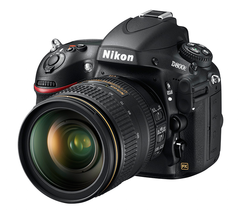 Nikon D800E angled