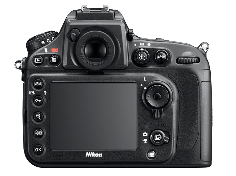 Nikon D800E rear