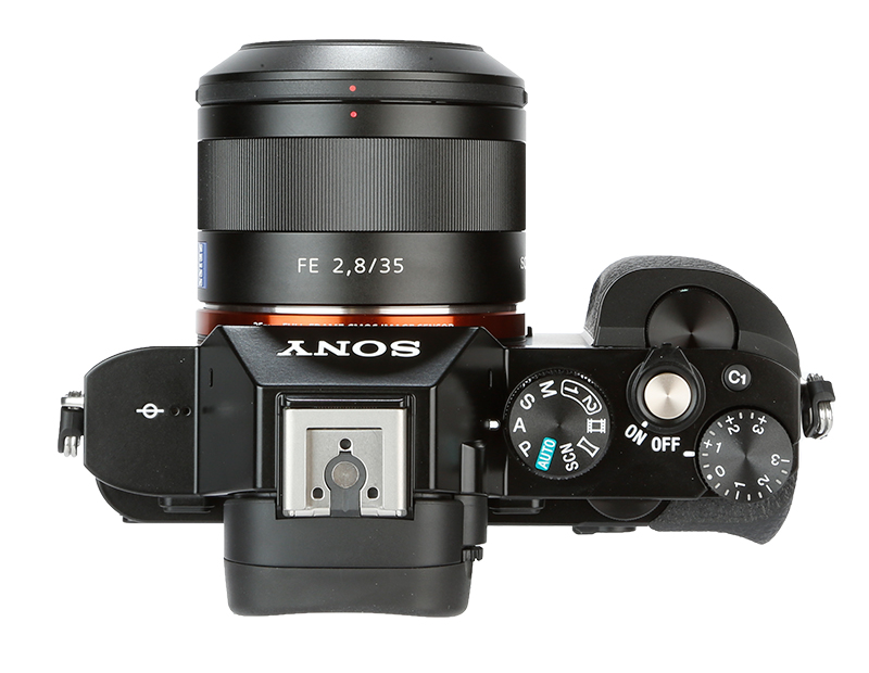 Sony A7R top down