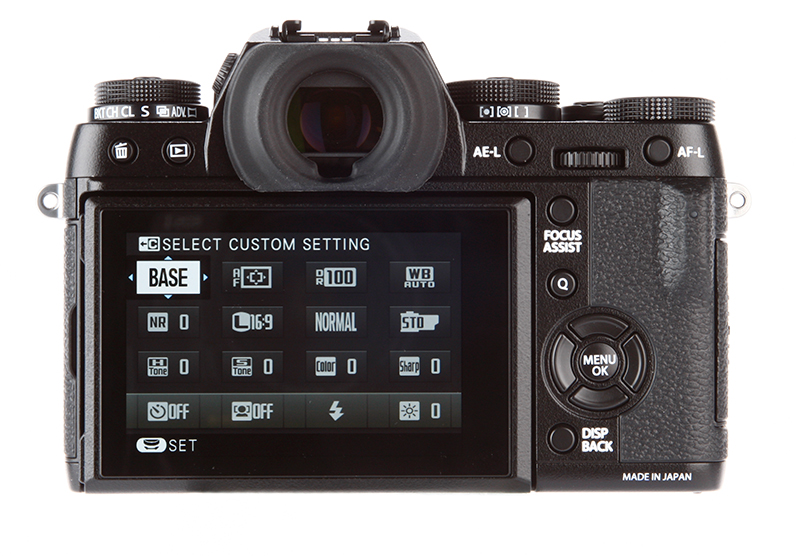 Fujifilm X-T1 Review – rear screen angle