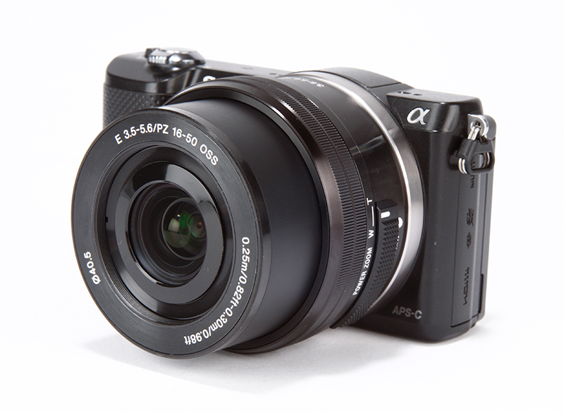 Sony A5000 Review - angled