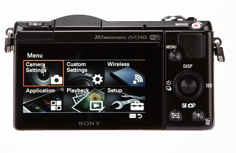 Sony A5000 Review - rear