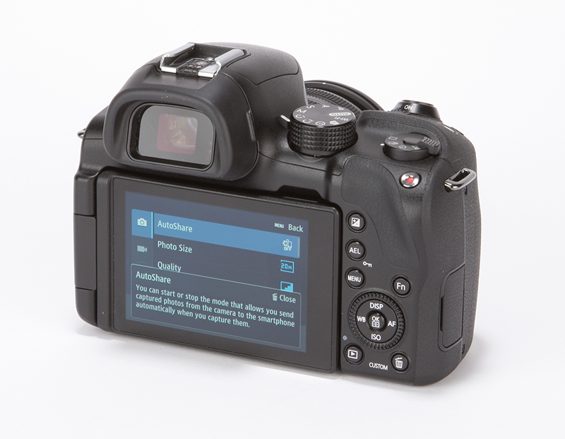 Samsung NX30 Review - rear angled