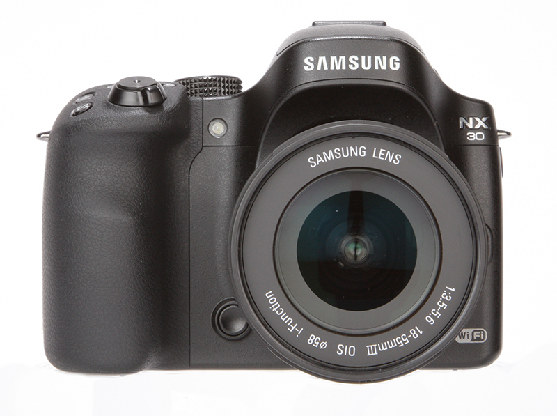 Samsung NX30 Review - front view