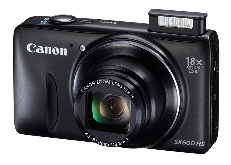Canon PowerShot SX600 HS Review - angled