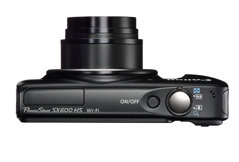 Canon PowerShot SX600 HS Review - top down
