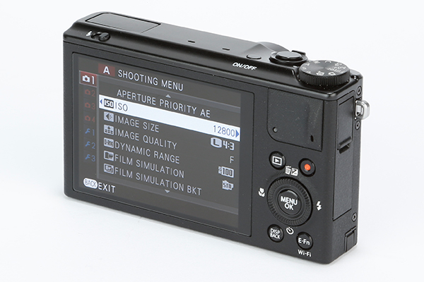 Fujifilm XQ1 Review - rear angled