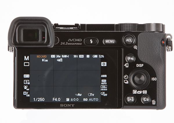 Sony Alpha 6000 Review - rear