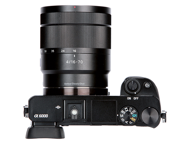 Sony Alpha 6000 Review - top down