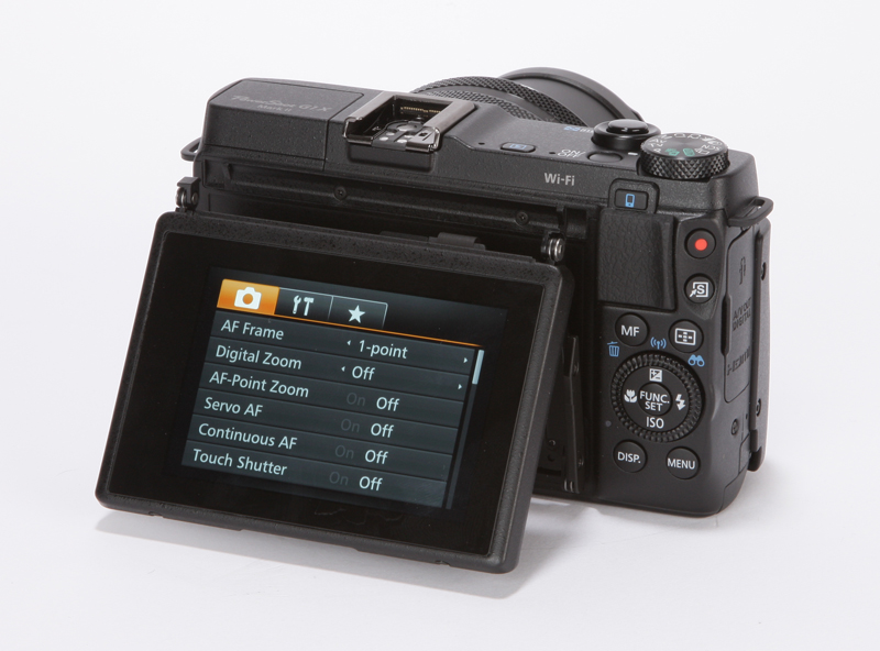 Canon PowerShot G1 X Mark II Review - rear view