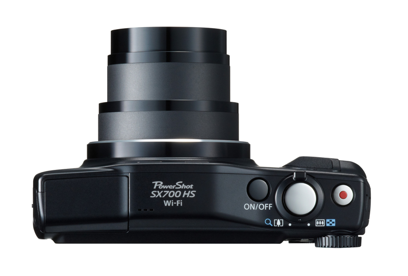 Canon PowerShot SX700 HS Review - top down