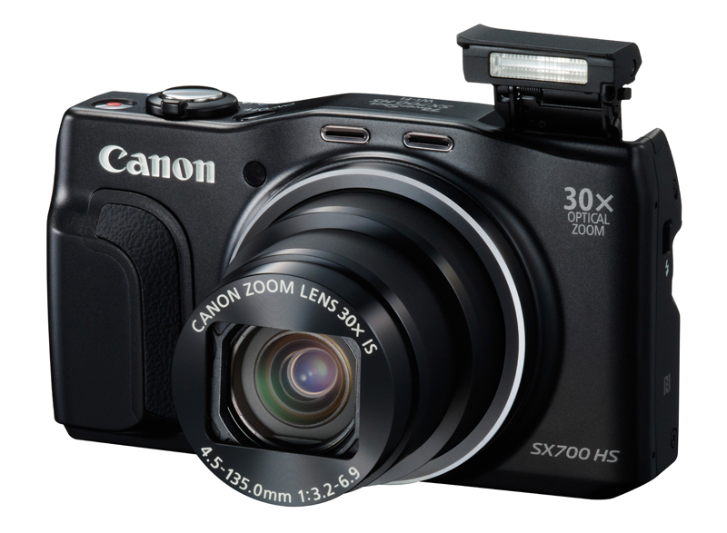 Canon PowerShot SX700 HS Review - front angled