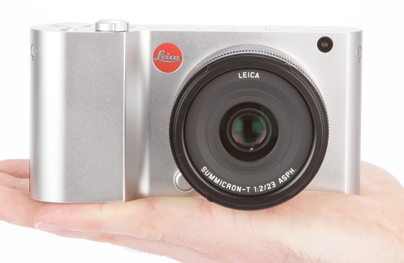 Leica T Review -  front handheld