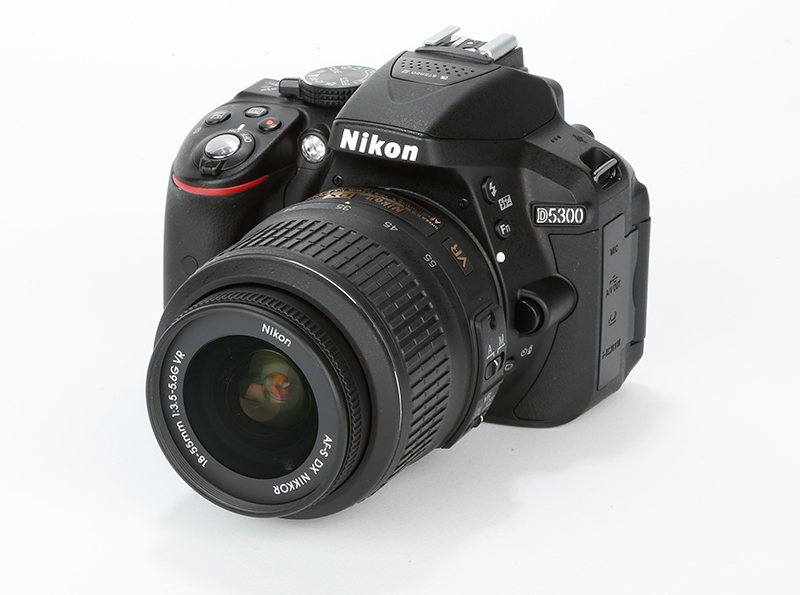 Nikon D5300 front angled