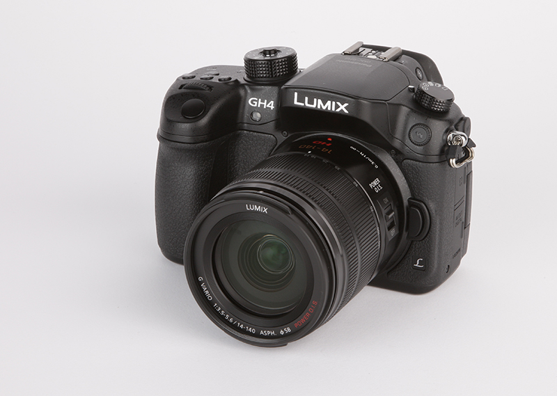 Panasonic Lumix GH4 angled