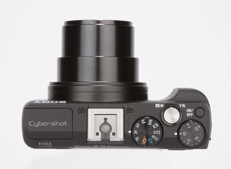 Sony HX60V Review - top down