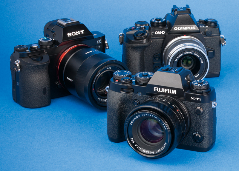 Fujifilm X-T1 v Olympus OM-D E-M1 v Sony Alpha A7