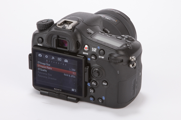 Sony Alpha A77 Mark II Review - rear