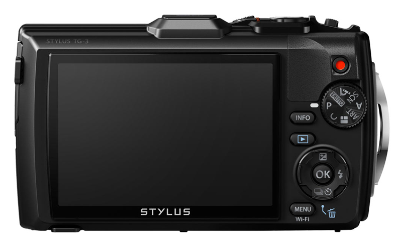Olympus TG-3 Review - rear