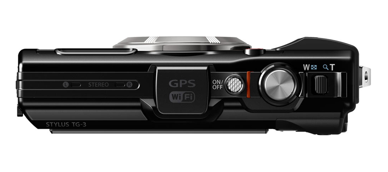 Olympus TG-3 Review - top down