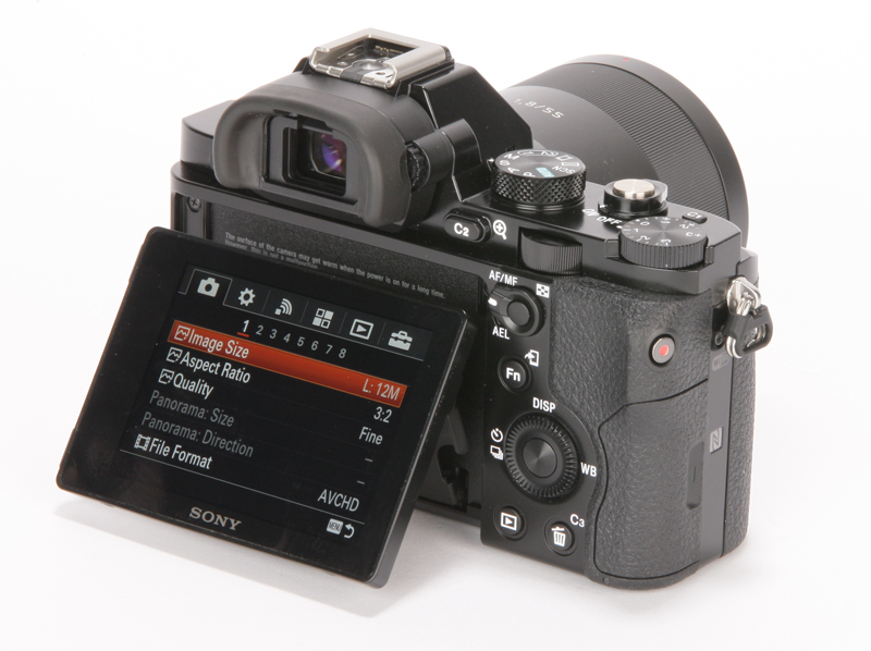Sony Alpha 7S Review - rear angled