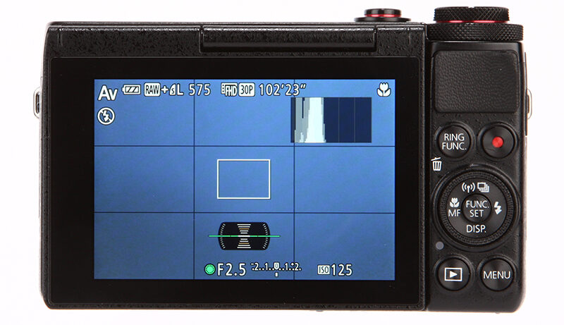 Canon PowerShot G7 X Review - rear