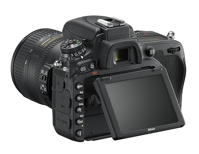 Nikon D750 rear view