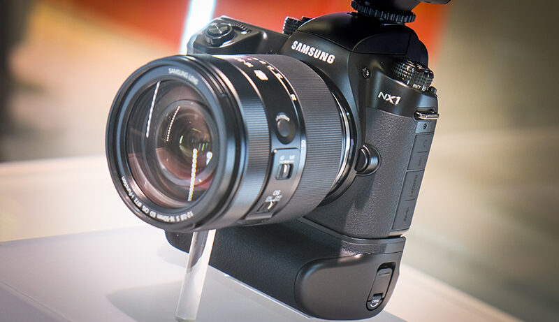 Samsung NX1 hands-on product shot