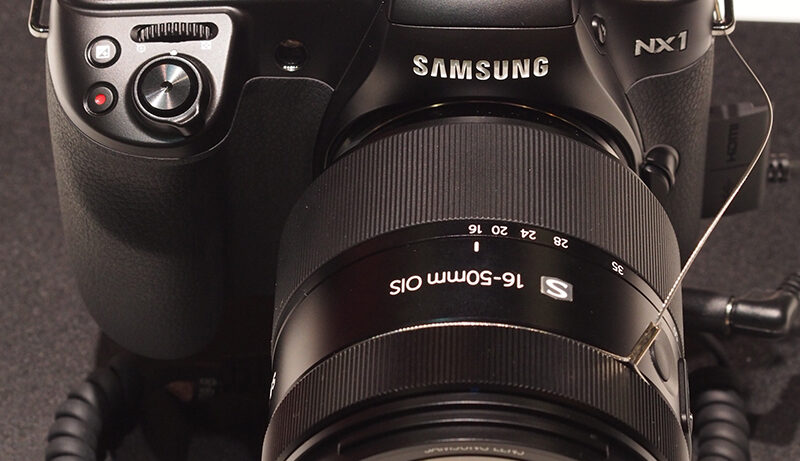 Samsung NX1 hands-on product shot