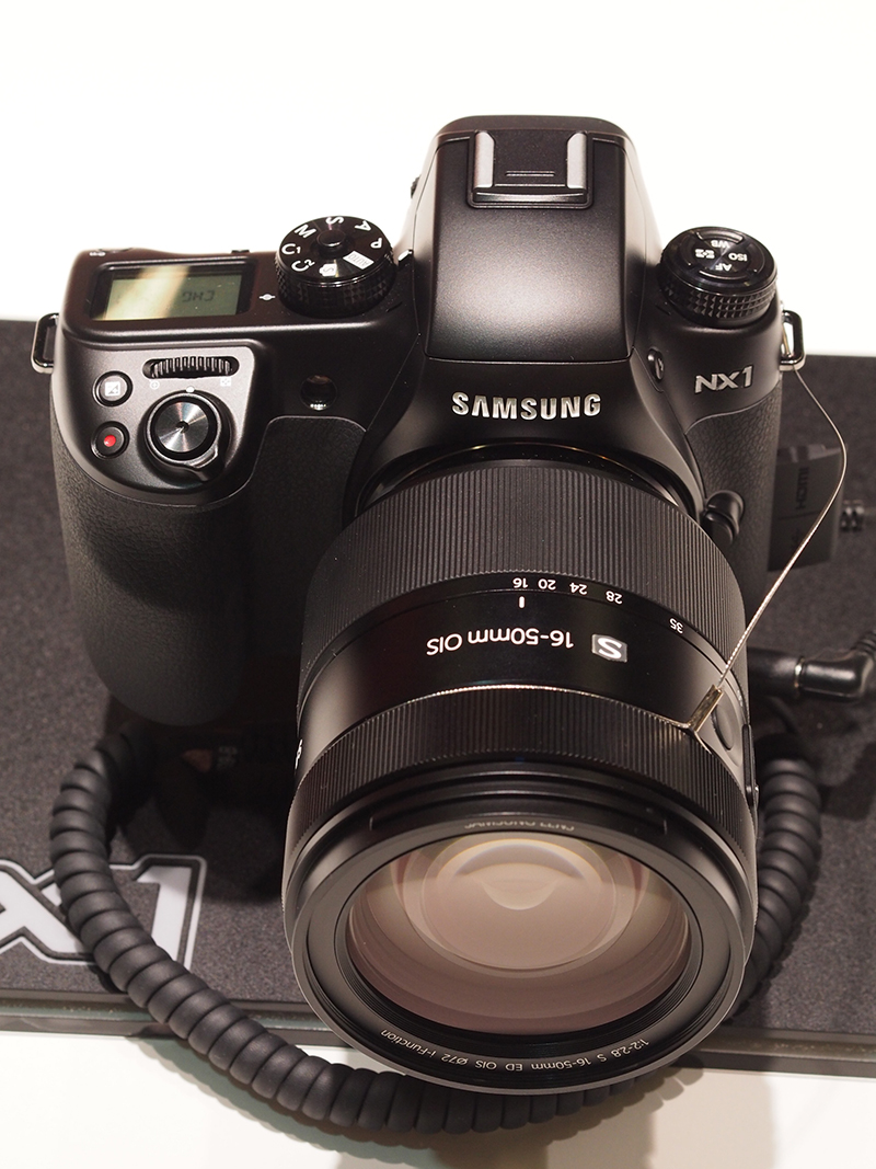 Samsung NX1 hands-on product shot