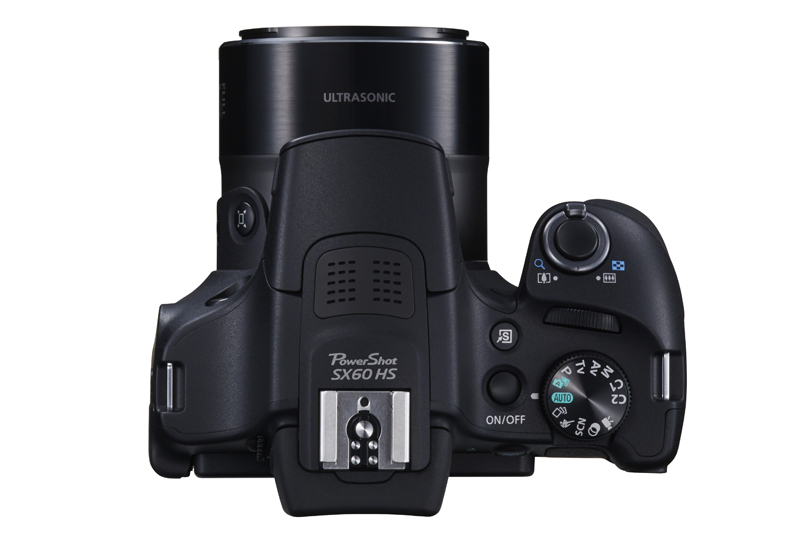 Canon PowerShot SX60 HS Review - top down