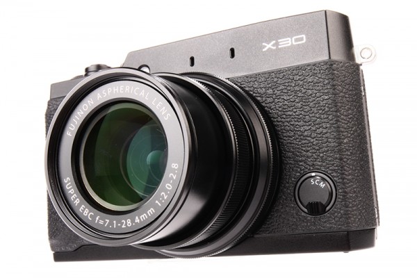 Fujifilm X30 review - front angled