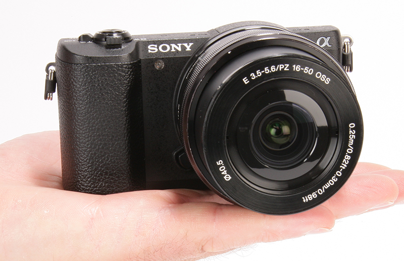 Sony Alpha 5100 product shot - in hand