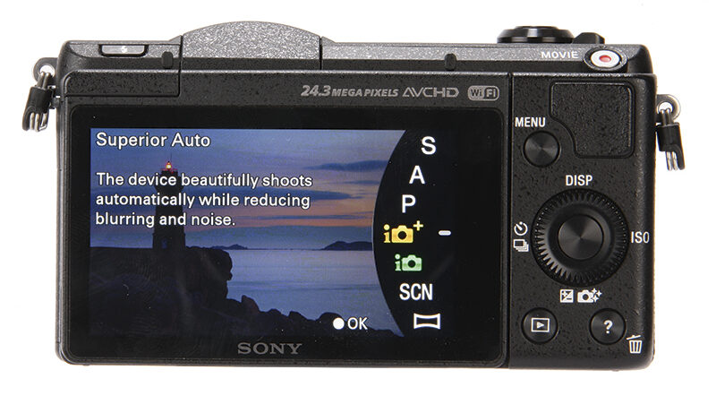 Sony Alpha 5100 product shot, back