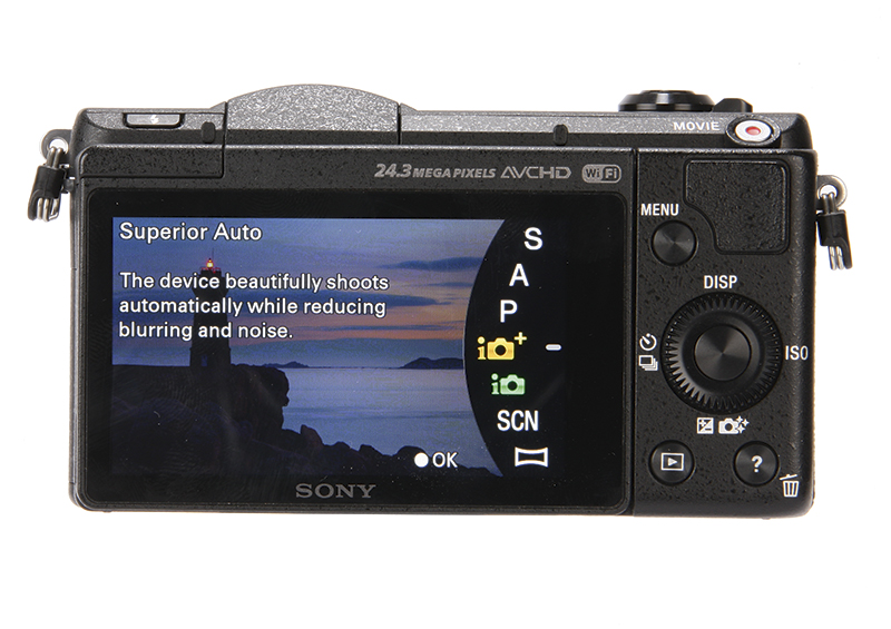 Sony Alpha 5100 product shot, back