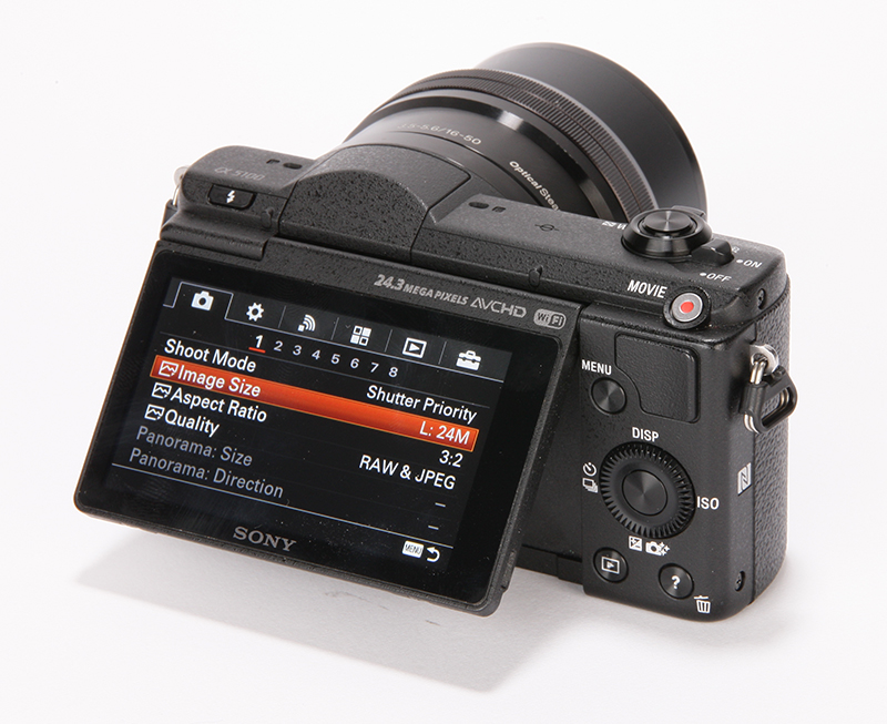 Sony Alpha 5100 product shot, back