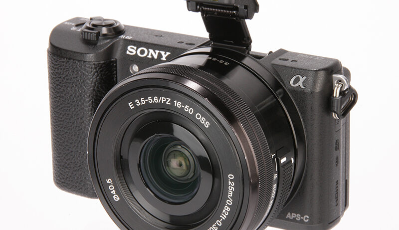 Sony Alpha 5100 product shot, top