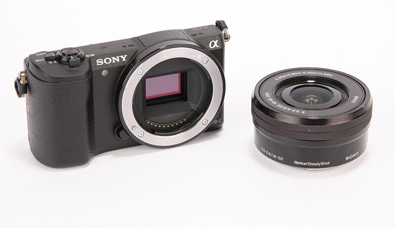 Sony Alpha 5100 product shot - with lens