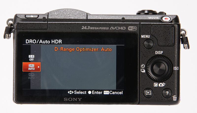 Sony Alpha 5100 product shot, back