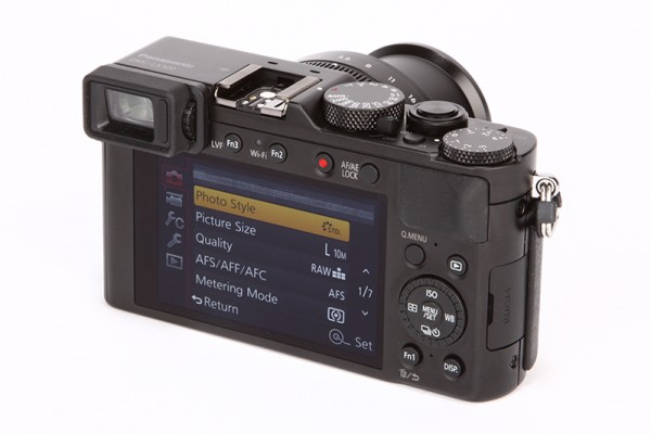 Panasonic Lumix LX100 Review - rear angled