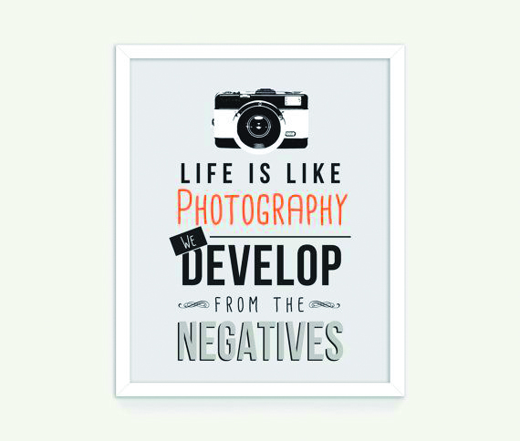 Photography Message Print