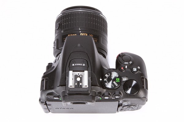 Nikon D5500 Review - top down